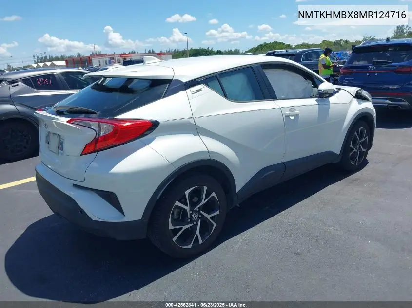 2021 Toyota C-Hr Xle VIN: NMTKHMBX8MR124716 Lot: 42562841