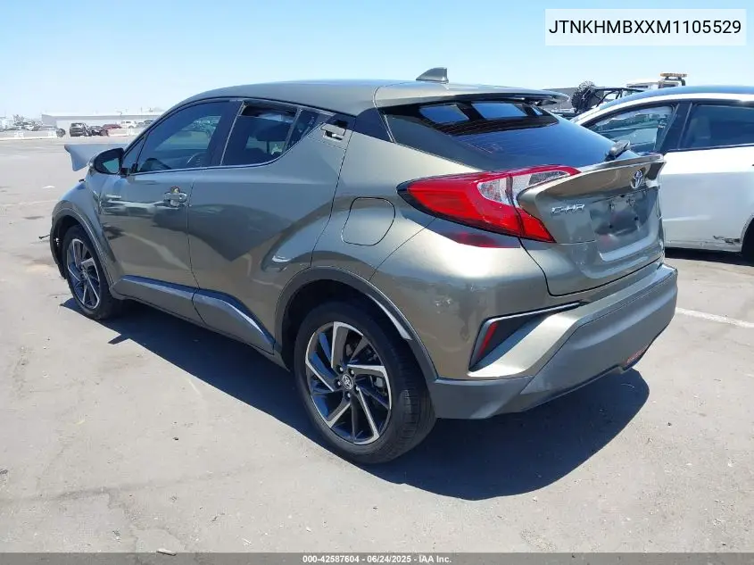 2021 Toyota C-Hr Limited VIN: JTNKHMBXXM1105529 Lot: 42587604