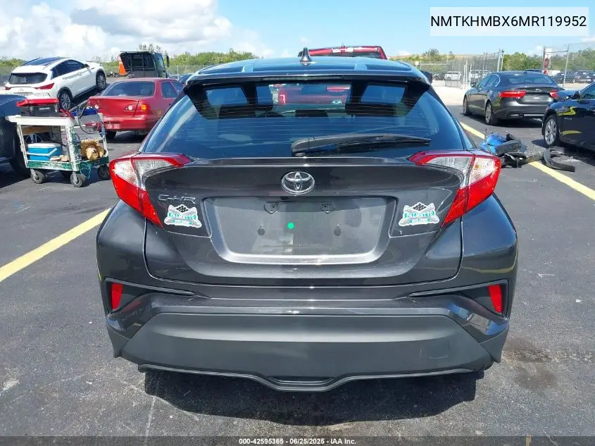 2021 Toyota C-Hr Le VIN: NMTKHMBX6MR119952 Lot: 42595365
