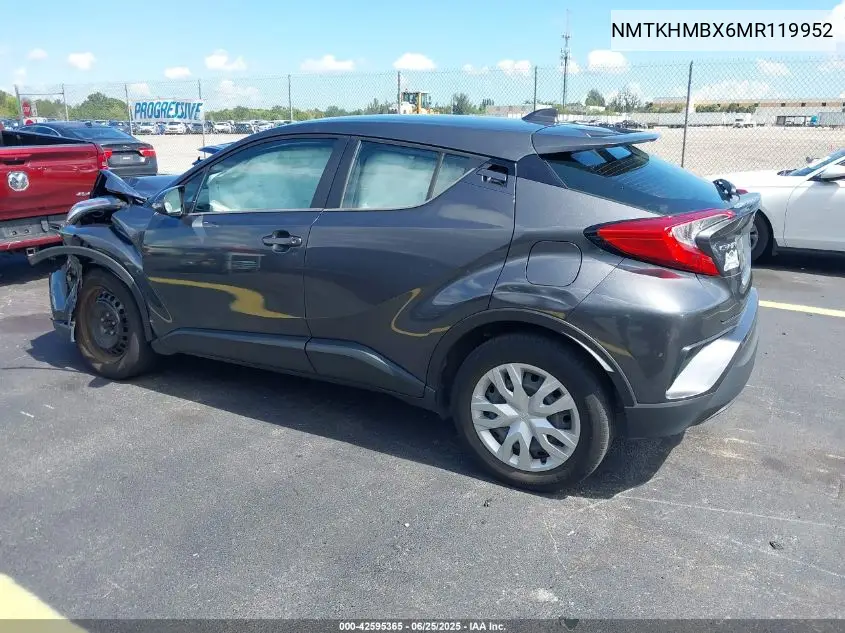 2021 Toyota C-Hr Le VIN: NMTKHMBX6MR119952 Lot: 42595365