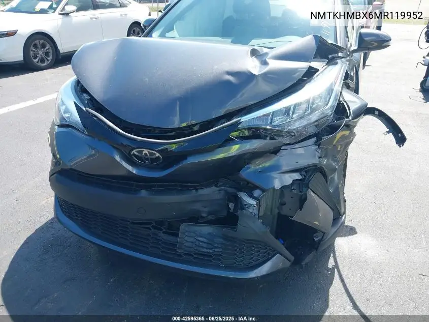 2021 Toyota C-Hr Le VIN: NMTKHMBX6MR119952 Lot: 42595365