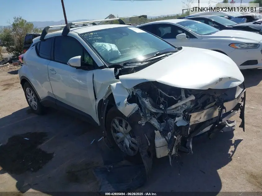 2021 Toyota C-Hr Le VIN: JTNKHMBX2M1126181 Lot: 42605494