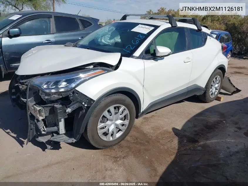 2021 Toyota C-Hr Le VIN: JTNKHMBX2M1126181 Lot: 42605494