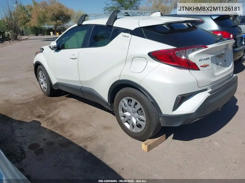 2021 Toyota C-Hr Le VIN: JTNKHMBX2M1126181 Lot: 42605494