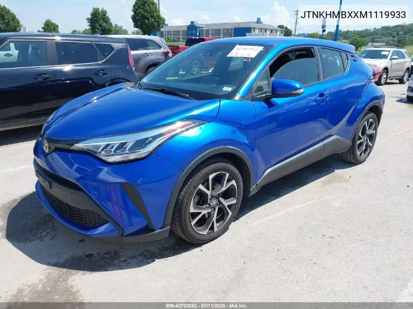 2021 Toyota C-Hr Xle VIN: JTNKHMBXXM1119933 Lot: 42702352