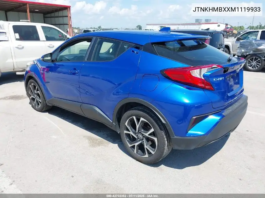 2021 Toyota C-Hr Xle VIN: JTNKHMBXXM1119933 Lot: 42702352