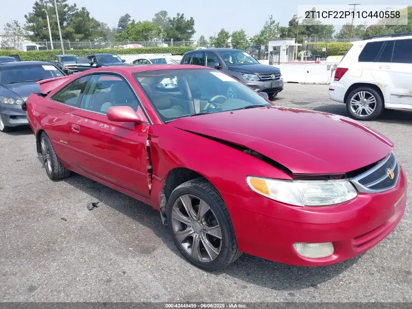 2001 Toyota Camry Solara Se V6 VIN: 2T1CF22P11C440558 Lot: 42448495