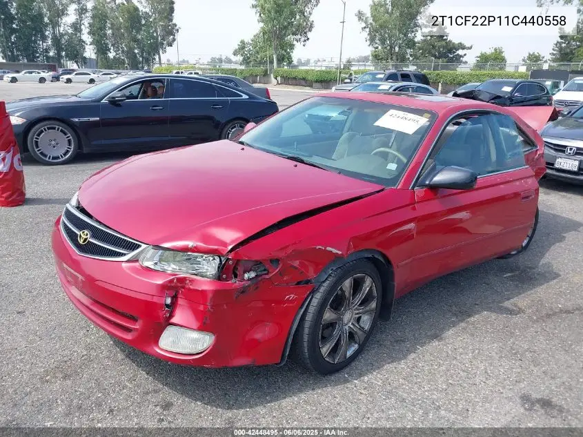 2001 Toyota Camry Solara Se V6 VIN: 2T1CF22P11C440558 Lot: 42448495