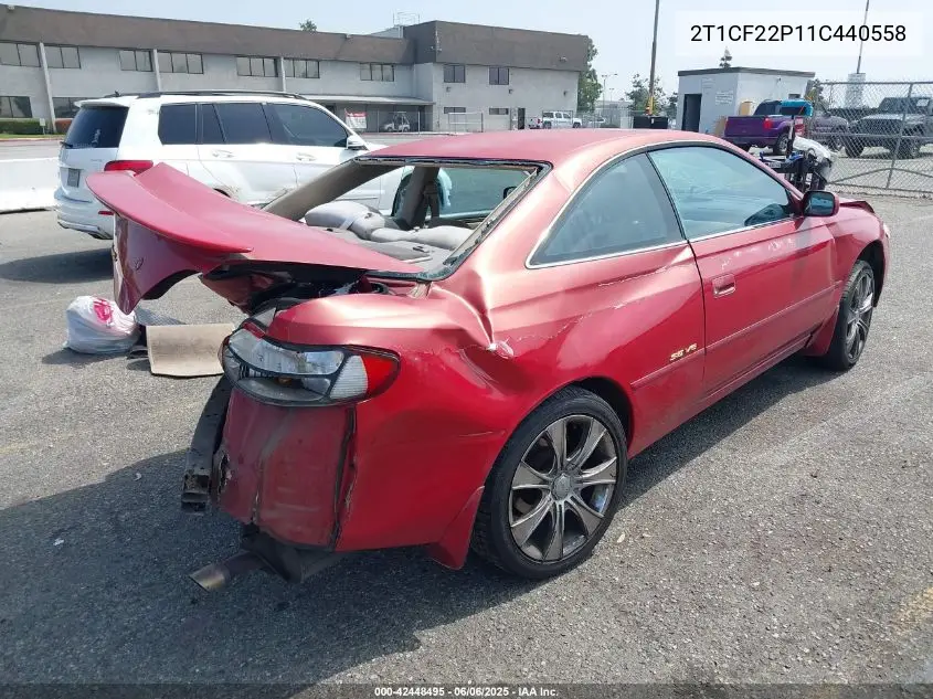 2001 Toyota Camry Solara Se V6 VIN: 2T1CF22P11C440558 Lot: 42448495