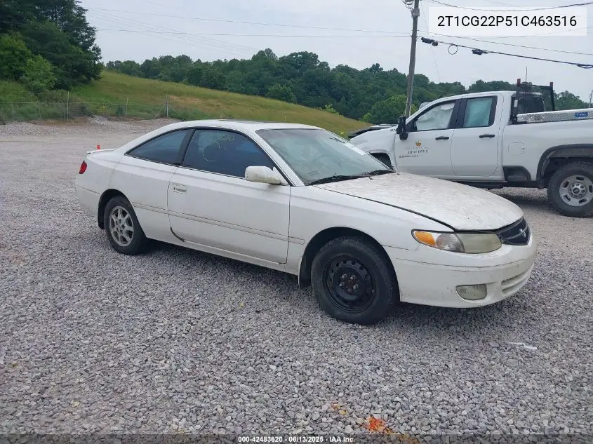 2001 Toyota Camry Solara Se VIN: 2T1CG22P51C463516 Lot: 42483620