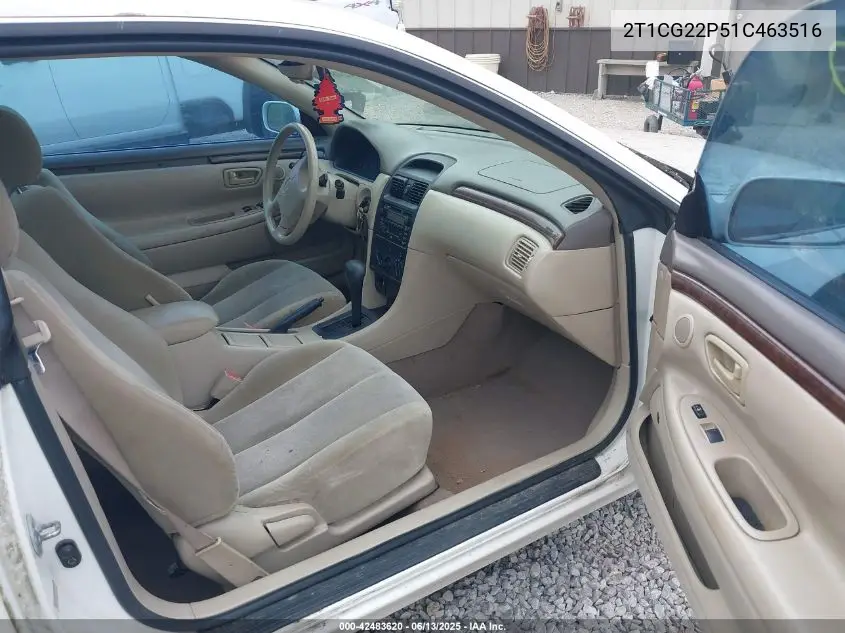 2001 Toyota Camry Solara Se VIN: 2T1CG22P51C463516 Lot: 42483620