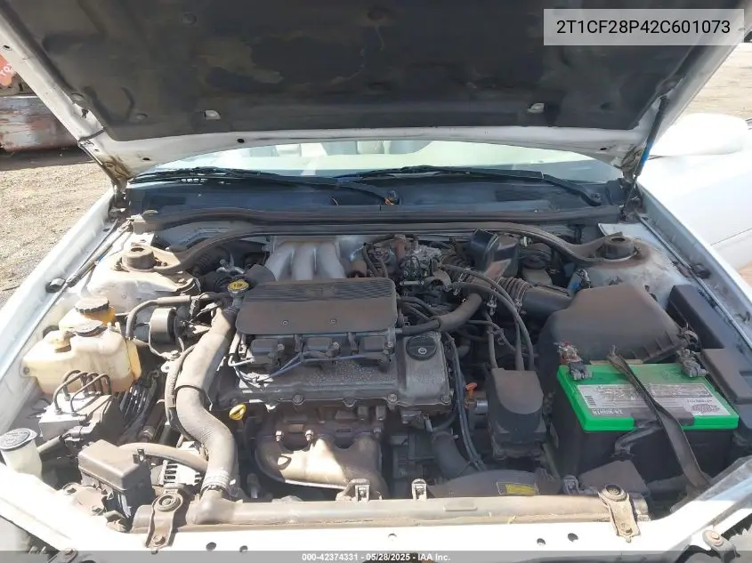 2002 Toyota Camry Solara Se V6 VIN: 2T1CF28P42C601073 Lot: 42374331