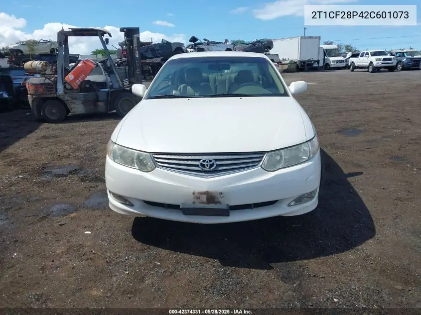 2002 Toyota Camry Solara Se V6 VIN: 2T1CF28P42C601073 Lot: 42374331