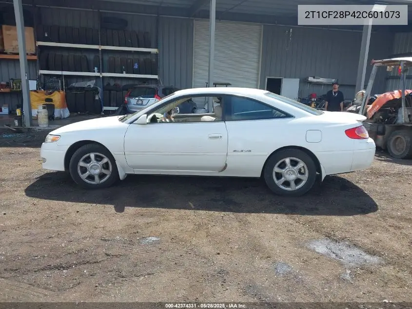 2002 Toyota Camry Solara Se V6 VIN: 2T1CF28P42C601073 Lot: 42374331