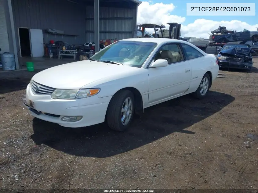 2002 Toyota Camry Solara Se V6 VIN: 2T1CF28P42C601073 Lot: 42374331