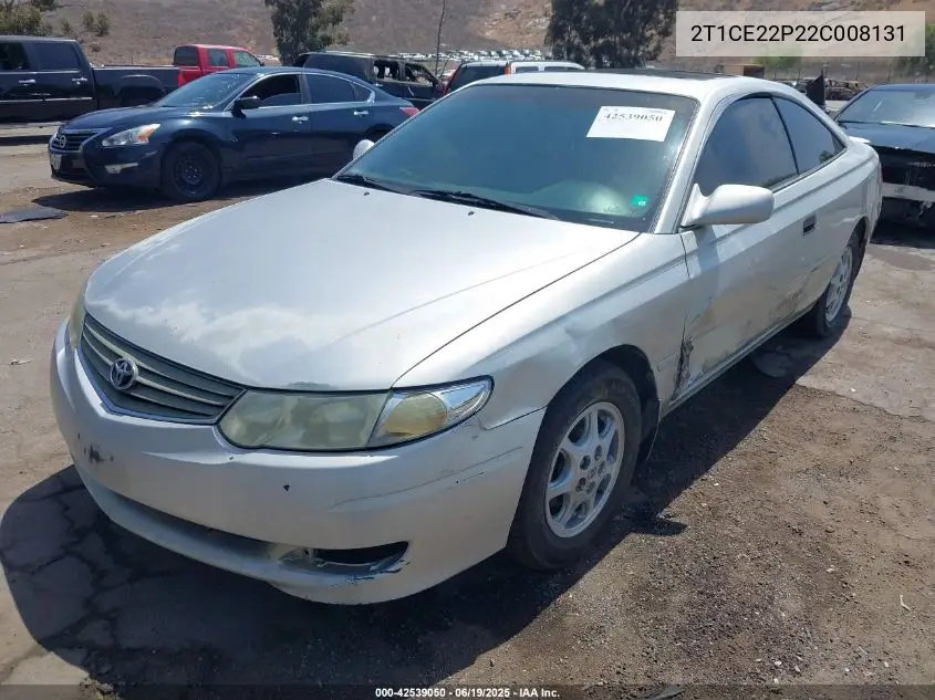 2002 Toyota Camry Solara Se VIN: 2T1CE22P22C008131 Lot: 42539050