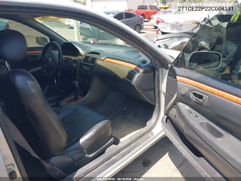2002 Toyota Camry Solara Se VIN: 2T1CE22P22C008131 Lot: 42539050