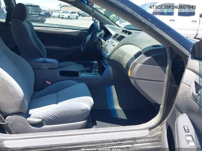 2004 Toyota Camry Solara Se VIN: 4T1CE38P24U807843 Lot: 42553818