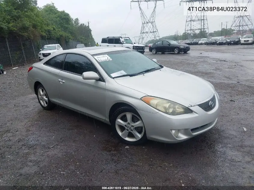 2004 Toyota Camry Solara Se V6 VIN: 4T1CA38P84U023372 Lot: 42611819