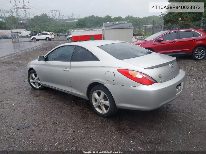 2004 Toyota Camry Solara Se V6 VIN: 4T1CA38P84U023372 Lot: 42611819