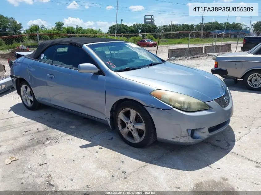 2005 Toyota Camry Solara Sle VIN: 4T1FA38P35U056309 Lot: 42532011