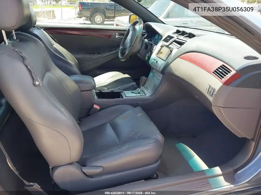 2005 Toyota Camry Solara Sle VIN: 4T1FA38P35U056309 Lot: 42532011