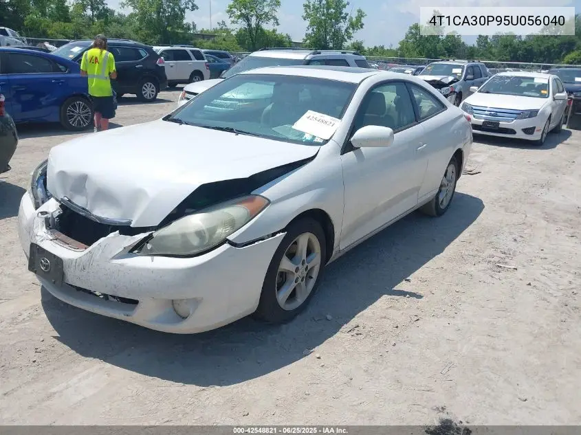 2005 Toyota Camry Solara Sle V6 VIN: 4T1CA30P95U056040 Lot: 42548821