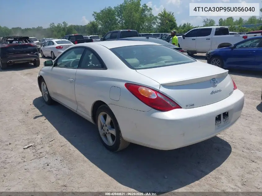 2005 Toyota Camry Solara Sle V6 VIN: 4T1CA30P95U056040 Lot: 42548821