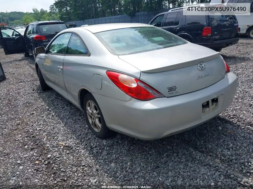 2005 Toyota Camry Solara Sle VIN: 4T1CE30PX5U976490 Lot: 42650033