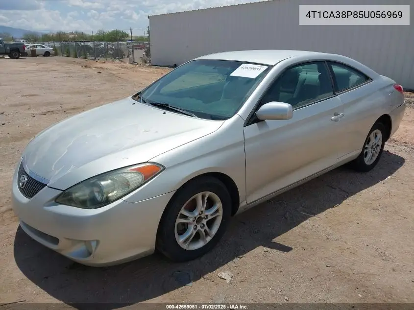 4T1CA38P85U056969 2005 Toyota Camry Solara Se V6