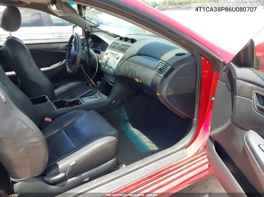 4T1CA38P86U080707 2006 Toyota Camry Solara Se Sport V6