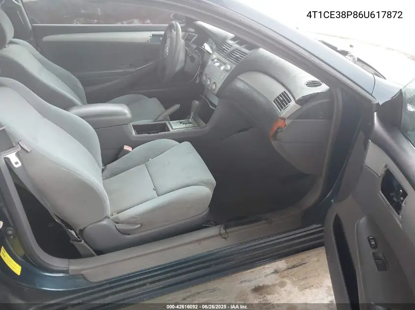 2006 Toyota Camry Solara Se VIN: 4T1CE38P86U617872 Lot: 42616092