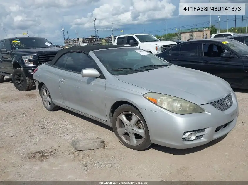 2008 Toyota Camry Solara Sle VIN: 4T1FA38P48U141373 Lot: 42586475