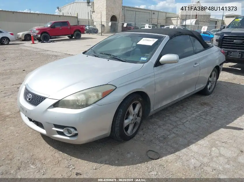 2008 Toyota Camry Solara Sle VIN: 4T1FA38P48U141373 Lot: 42586475