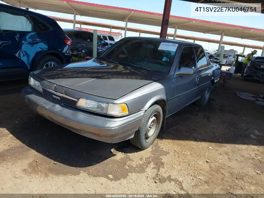 1989 Toyota Camry Le VIN: 4T1SV22E7KU046754 Lot: 42302359