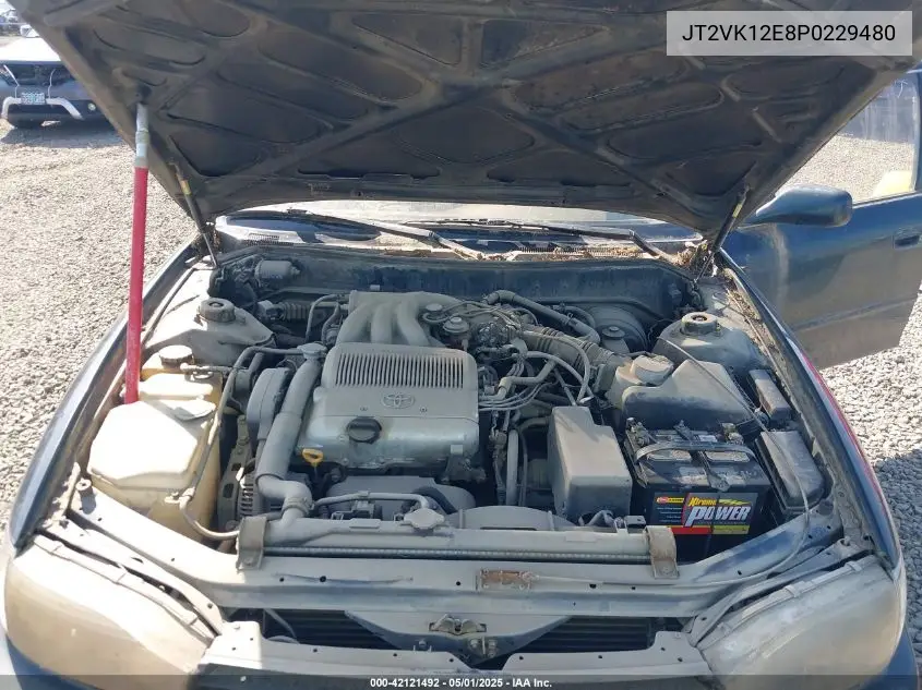 1993 Toyota Camry Le VIN: JT2VK12E8P0229480 Lot: 42121492