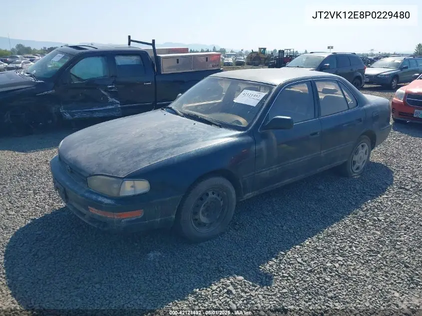 1993 Toyota Camry Le VIN: JT2VK12E8P0229480 Lot: 42121492