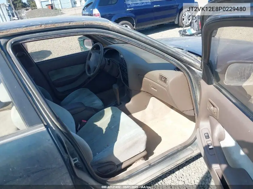 1993 Toyota Camry Le VIN: JT2VK12E8P0229480 Lot: 42121492