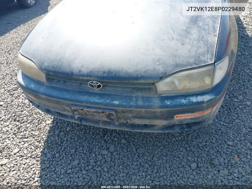 1993 Toyota Camry Le VIN: JT2VK12E8P0229480 Lot: 42121492