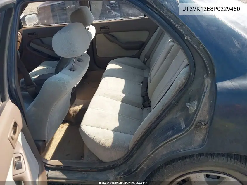 1993 Toyota Camry Le VIN: JT2VK12E8P0229480 Lot: 42121492