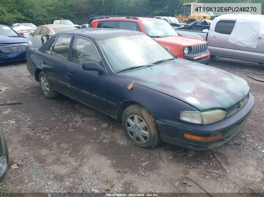 1993 Toyota Camry Le VIN: 4T1SK12E6PU248270 Lot: 42160426