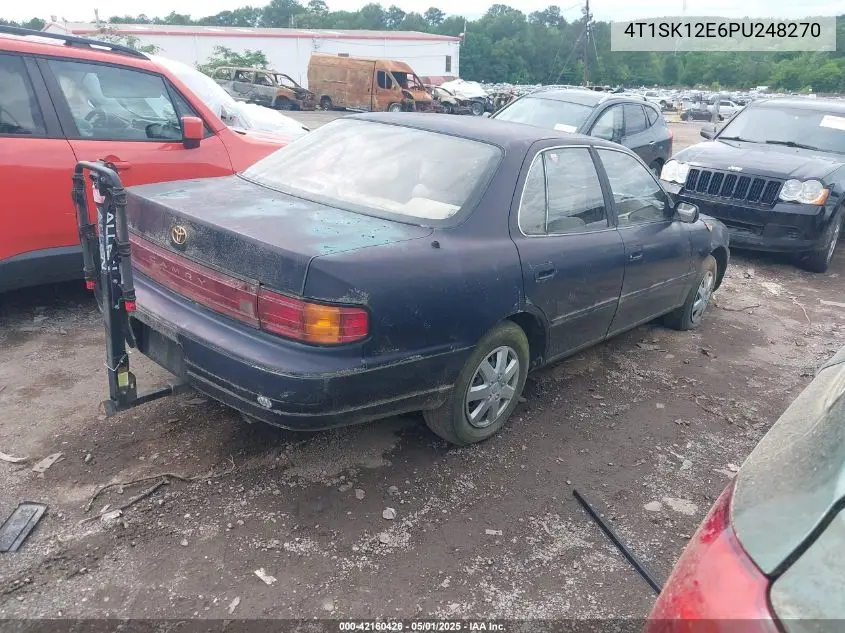 1993 Toyota Camry Le VIN: 4T1SK12E6PU248270 Lot: 42160426