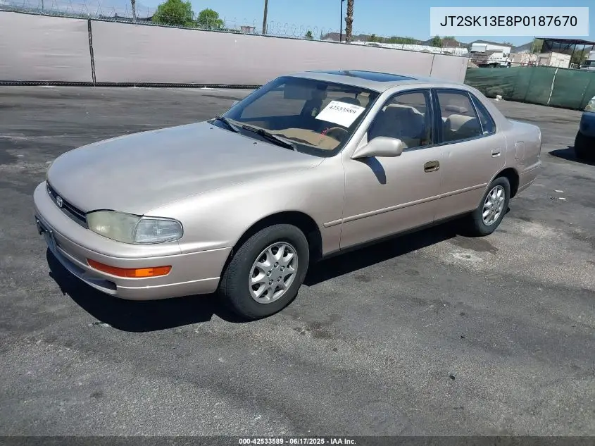 1993 Toyota Camry Xle VIN: JT2SK13E8P0187670 Lot: 42533589