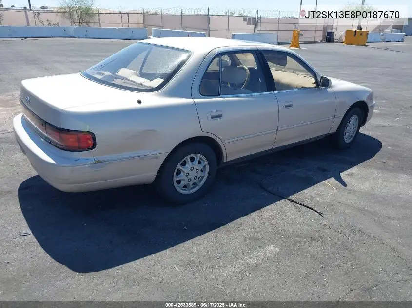 1993 Toyota Camry Xle VIN: JT2SK13E8P0187670 Lot: 42533589