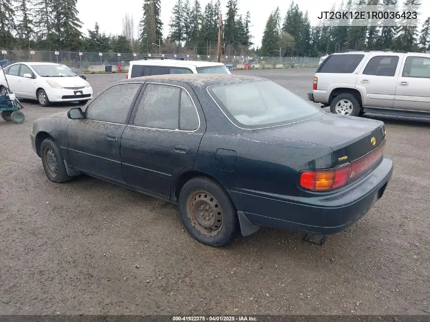 1994 Toyota Camry Le VIN: JT2GK12E1R0036423 Lot: 41922375