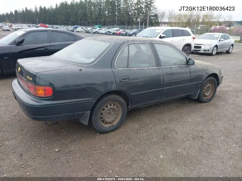 1994 Toyota Camry Le VIN: JT2GK12E1R0036423 Lot: 41922375