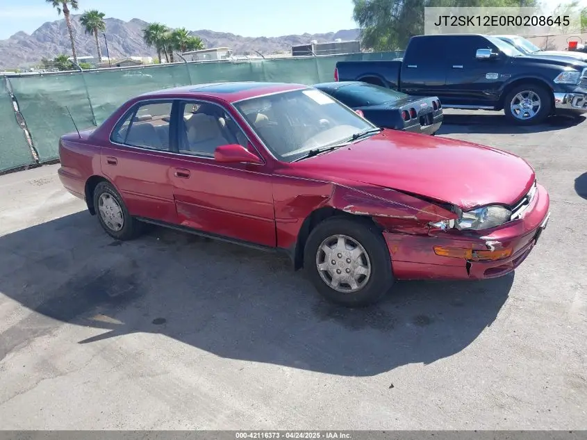 1994 Toyota Camry Le VIN: JT2SK12E0R0208645 Lot: 42116373