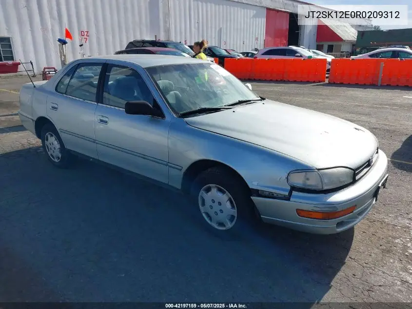 1994 Toyota Camry Le VIN: JT2SK12E0R0209312 Lot: 42197159