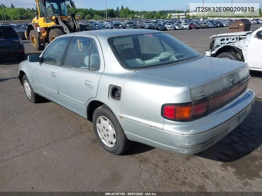 1994 Toyota Camry Le VIN: JT2SK12E0R0209312 Lot: 42197159