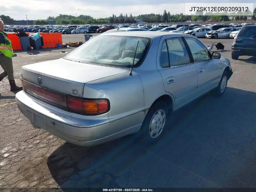1994 Toyota Camry Le VIN: JT2SK12E0R0209312 Lot: 42197159